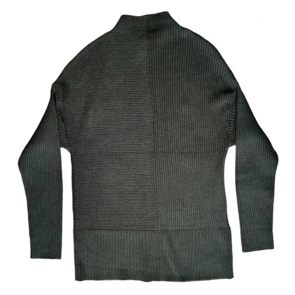 CYRUS Olive Green Sweater‎ Mock Turtleneck Long Sleeve & Length Soft Cozy sz L - Picture 3 of 9